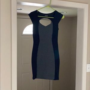 Express Black and Grey Dress